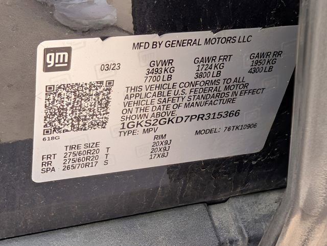 Used 2023 Titanium Rush Metallic GMC SLT image 36