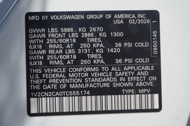 New 2026 Opal White Pearl Volkswagen 2.0T Peak Edition image 35