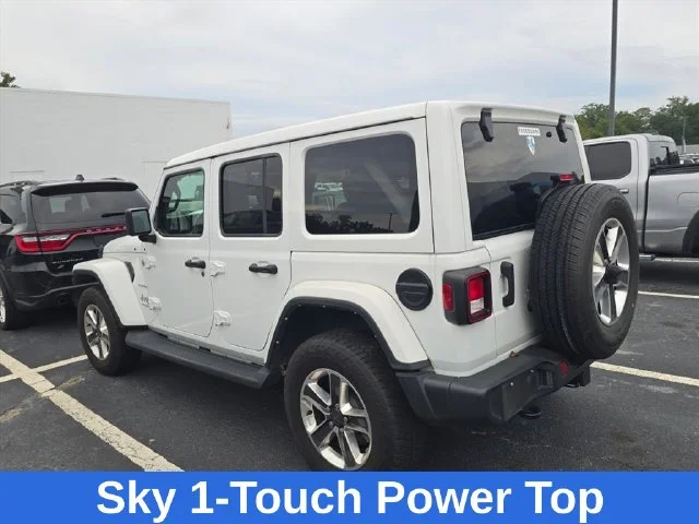 Used 2022 White Jeep Unlimited Sahara image 11
