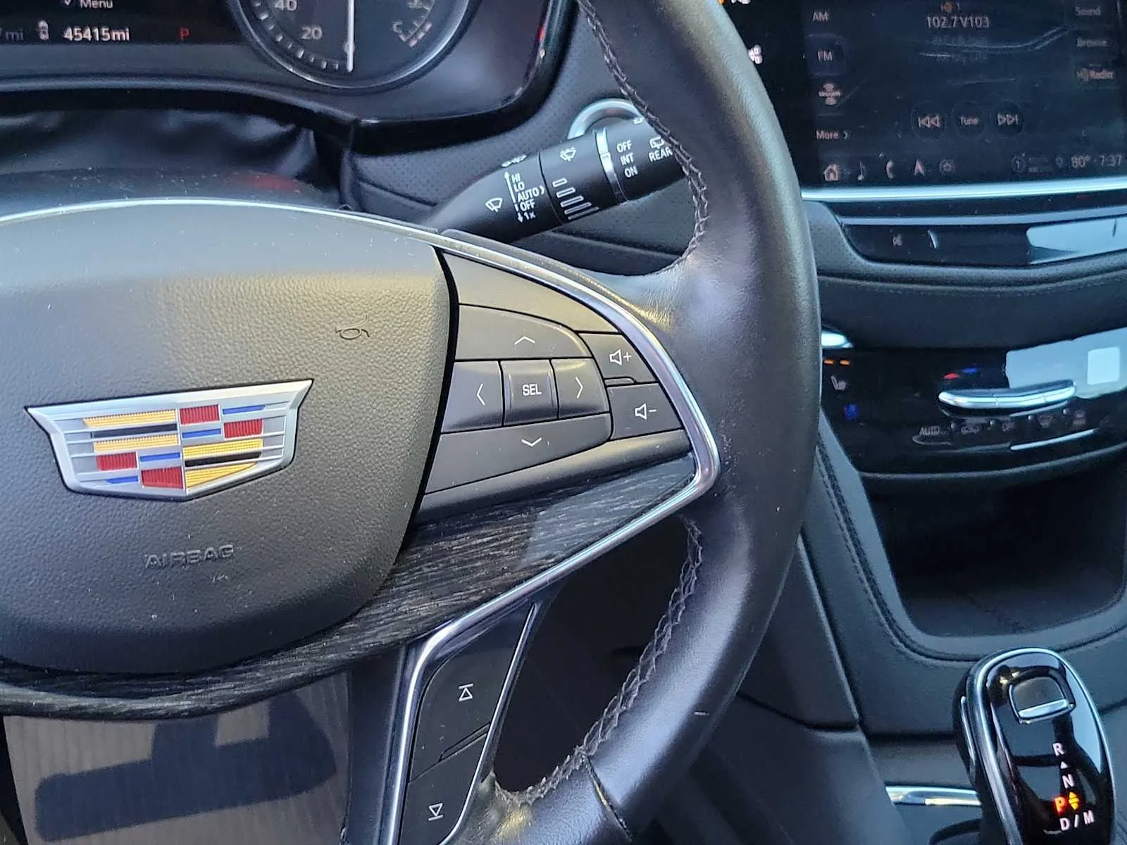 Used 2023 Stellar Black Metallic Cadillac Premium Luxury image 25
