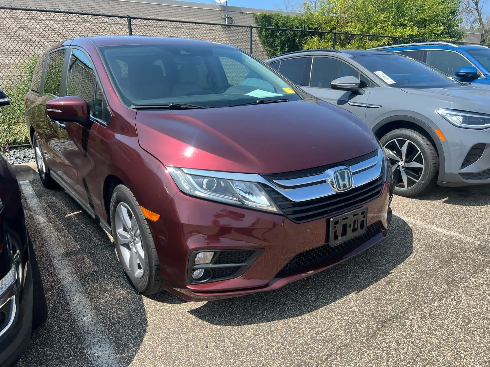 Used 2019 Deep Scarlet Pearl Honda EX-L image 2