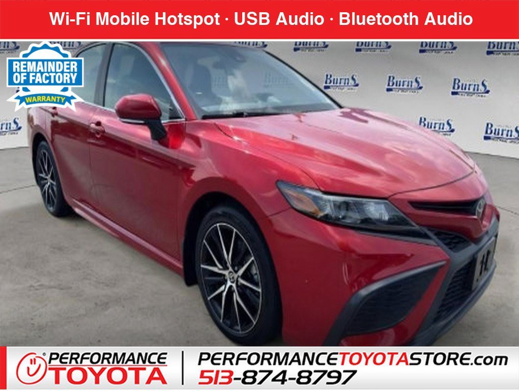 Used 2024 Supersonic Red Toyota SE image 1