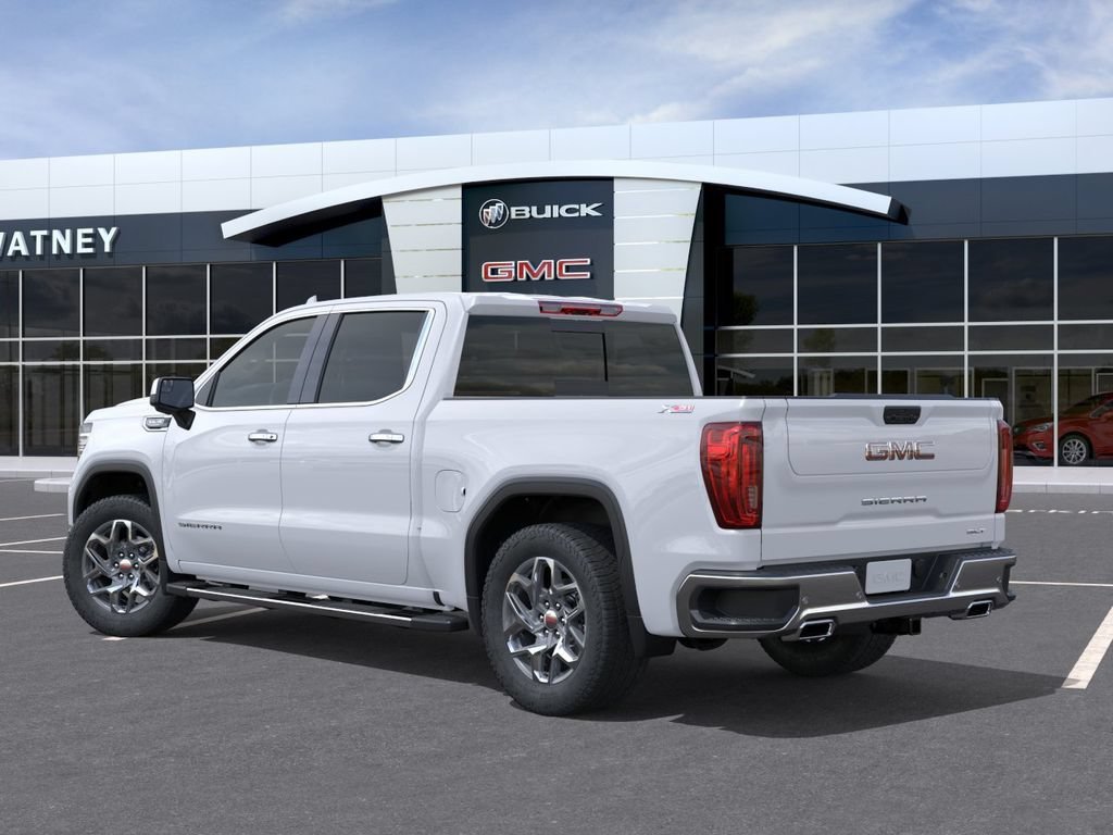 New 2026 Glacier White Tricoat GMC SLT image 3