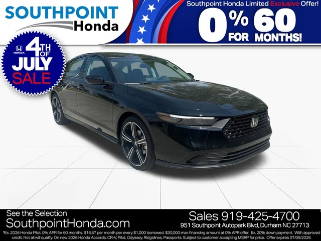 2026 Honda Accord SE