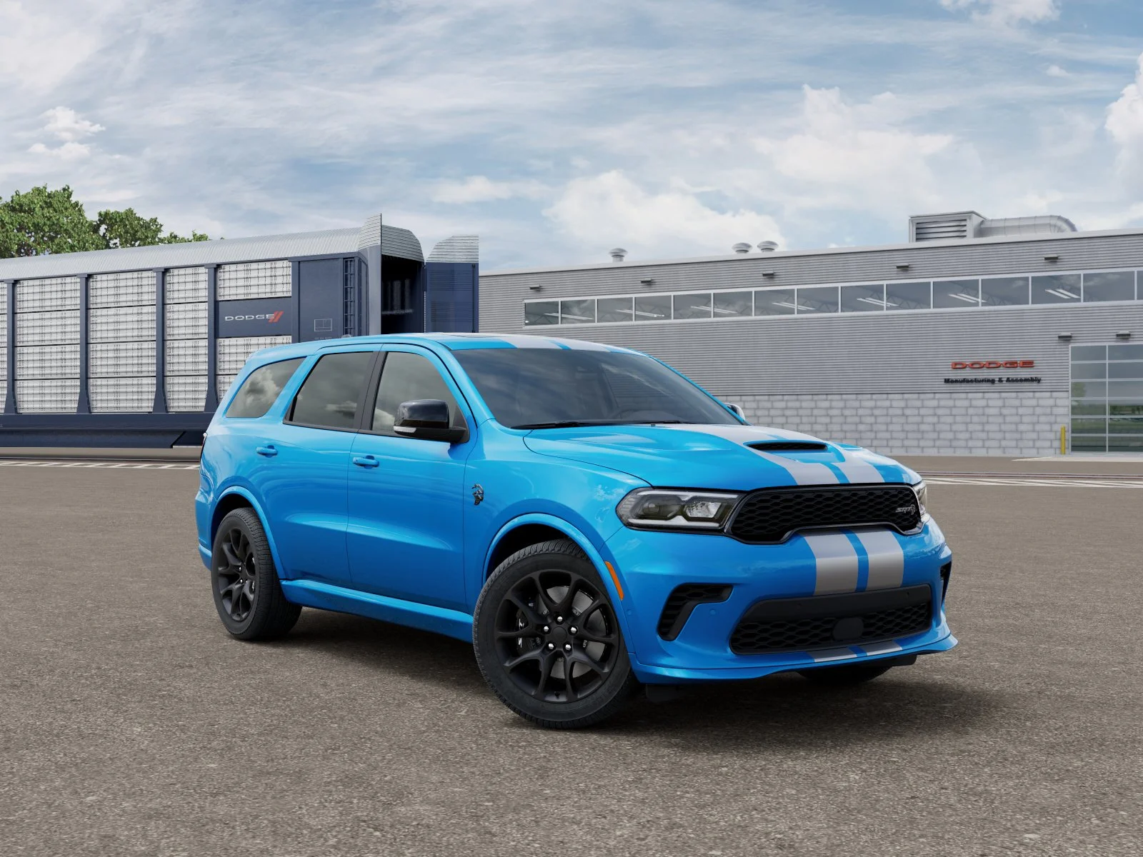 New 2026 B5 Blue Exterior Paint Dodge SRT Hellcat image 6
