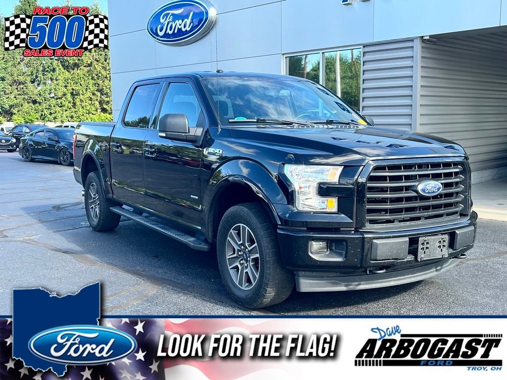Used 2017 Shadow Black Ford XLT image 1