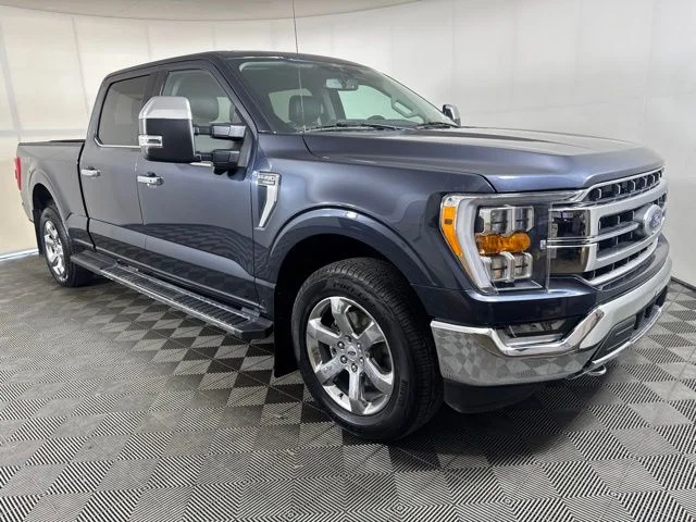 Certified Used 2021 Smoked Quartz Metallic Tinted Clearcoat Ford Lariat image 1