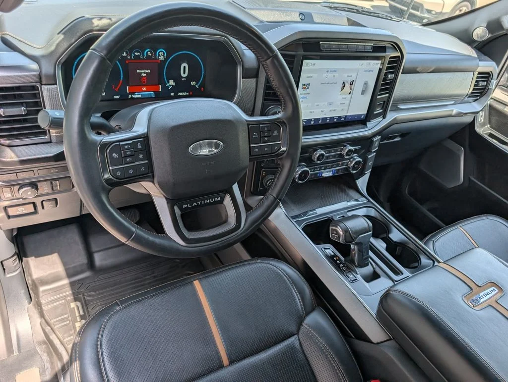 Used 2023 Blue Ford Platinum image 4