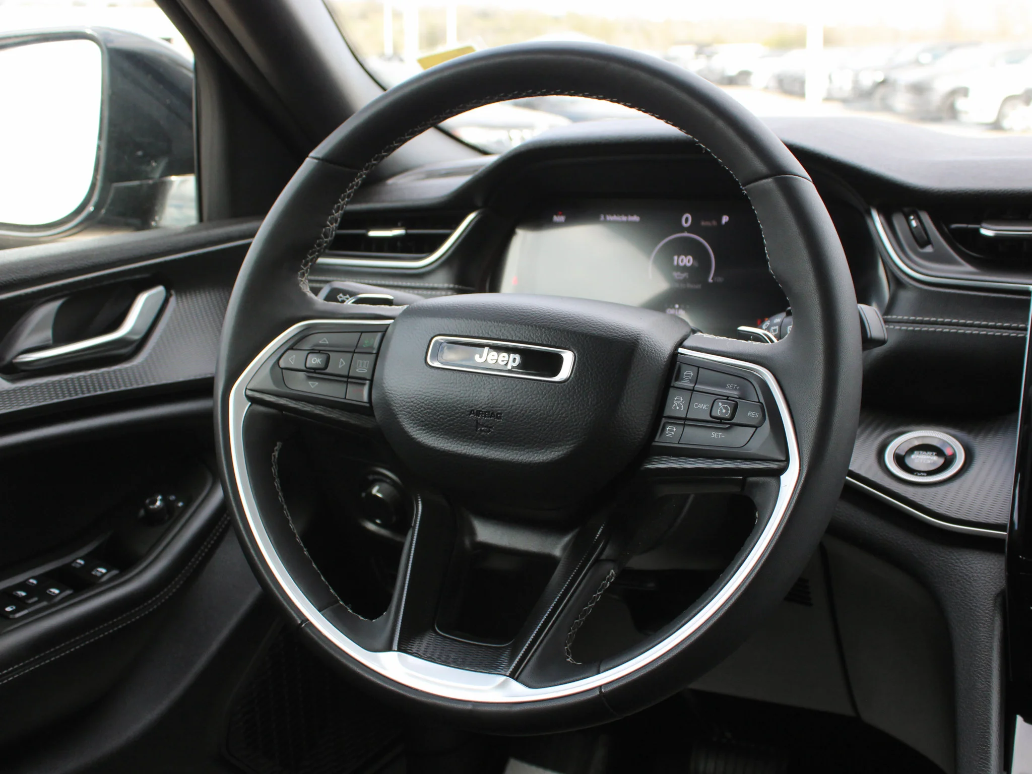 Certified Used 2025 Black Jeep Altitude * V6 | Heated Seats | Trailer Tow Package  | Wireless Charger | Sunroof | Adaptive Cruise image 6
