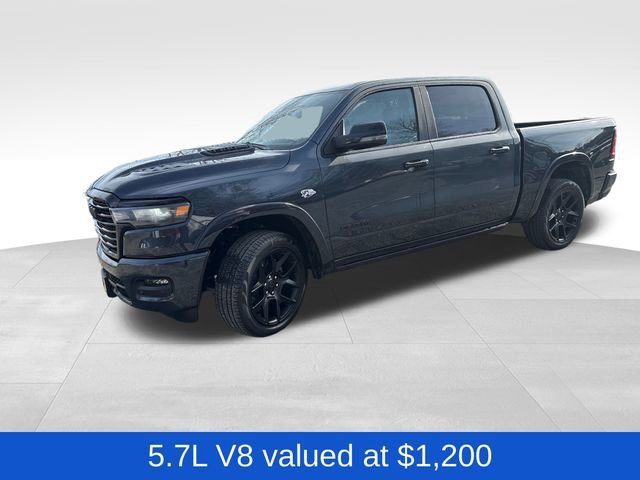 New 2026 Forged Blue Metallic Exterior Paint RAM Laramie image 3