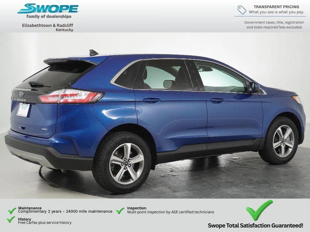 Certified Used 2023 Atlas Blue Ford SEL image 4