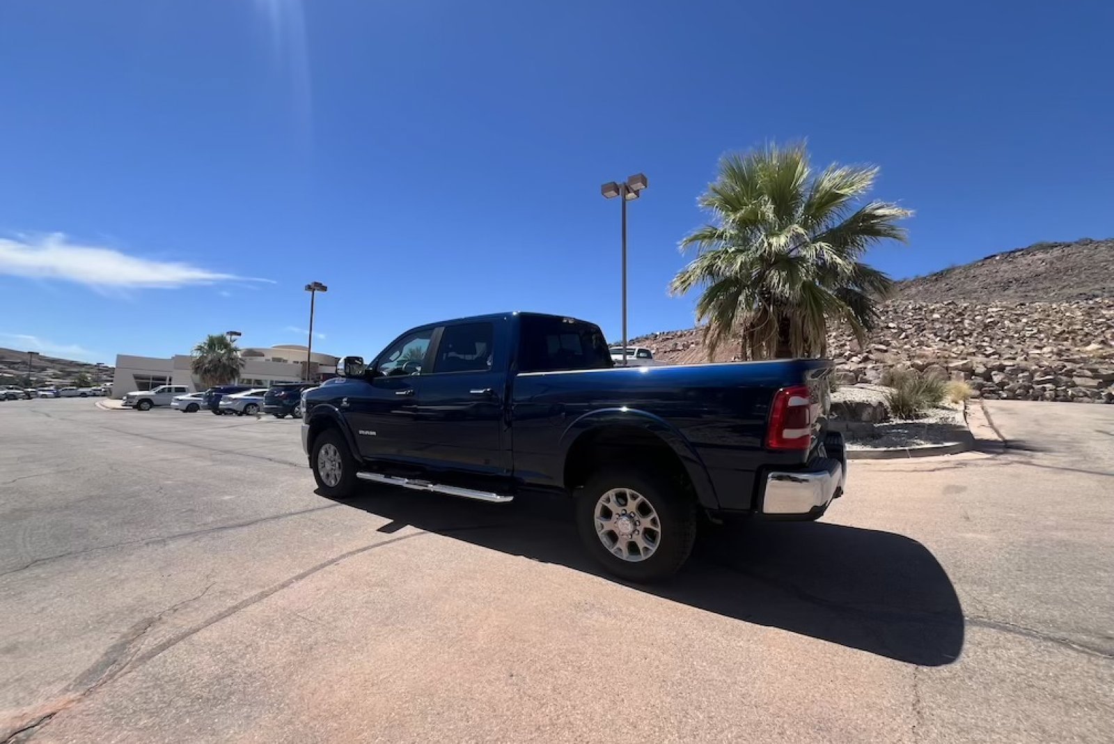 Used 2021 Patriot Blue Pearlcoat Ram Laramie image 3