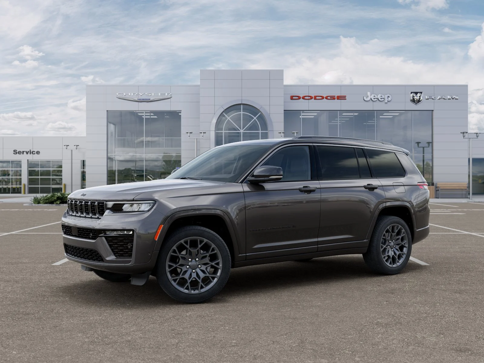 New 2026 Baltic Gray Metallic Clear-Coat Exterior Paint Jeep Summit image 35