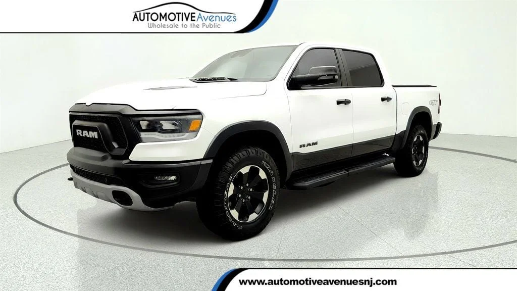 Used 2023 Bright White Clearcoat Ram Rebel 4x4 Crew Cab 5
