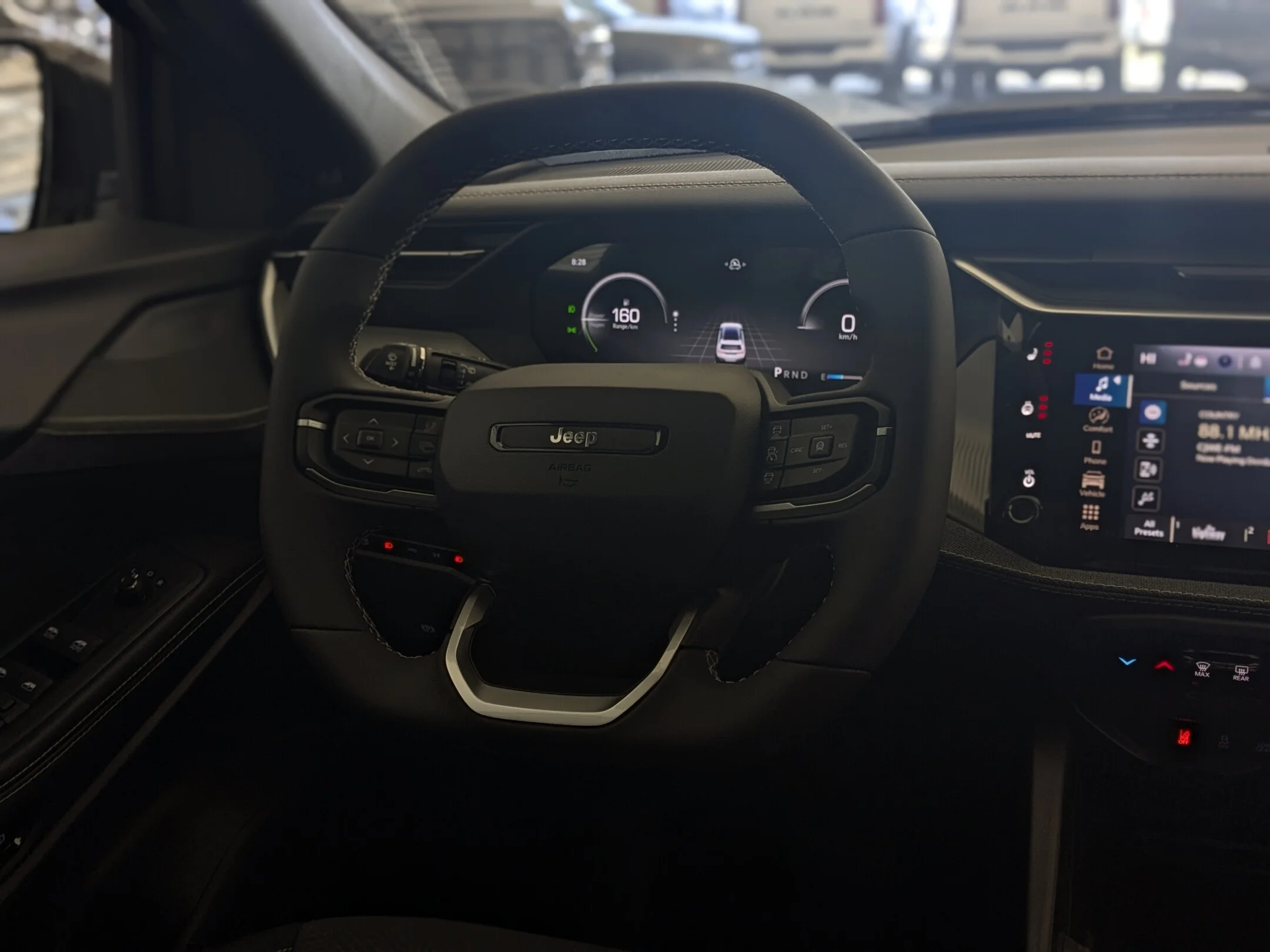 New 2026 White Jeep Laredo - - Hybrid - Adaptive Cruise - 12.3 Display - Heated Seats/Wheel - Remote Start & More! image 16