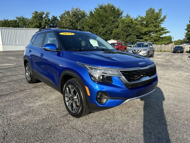 Used 2023 Blue Kia EX image 11