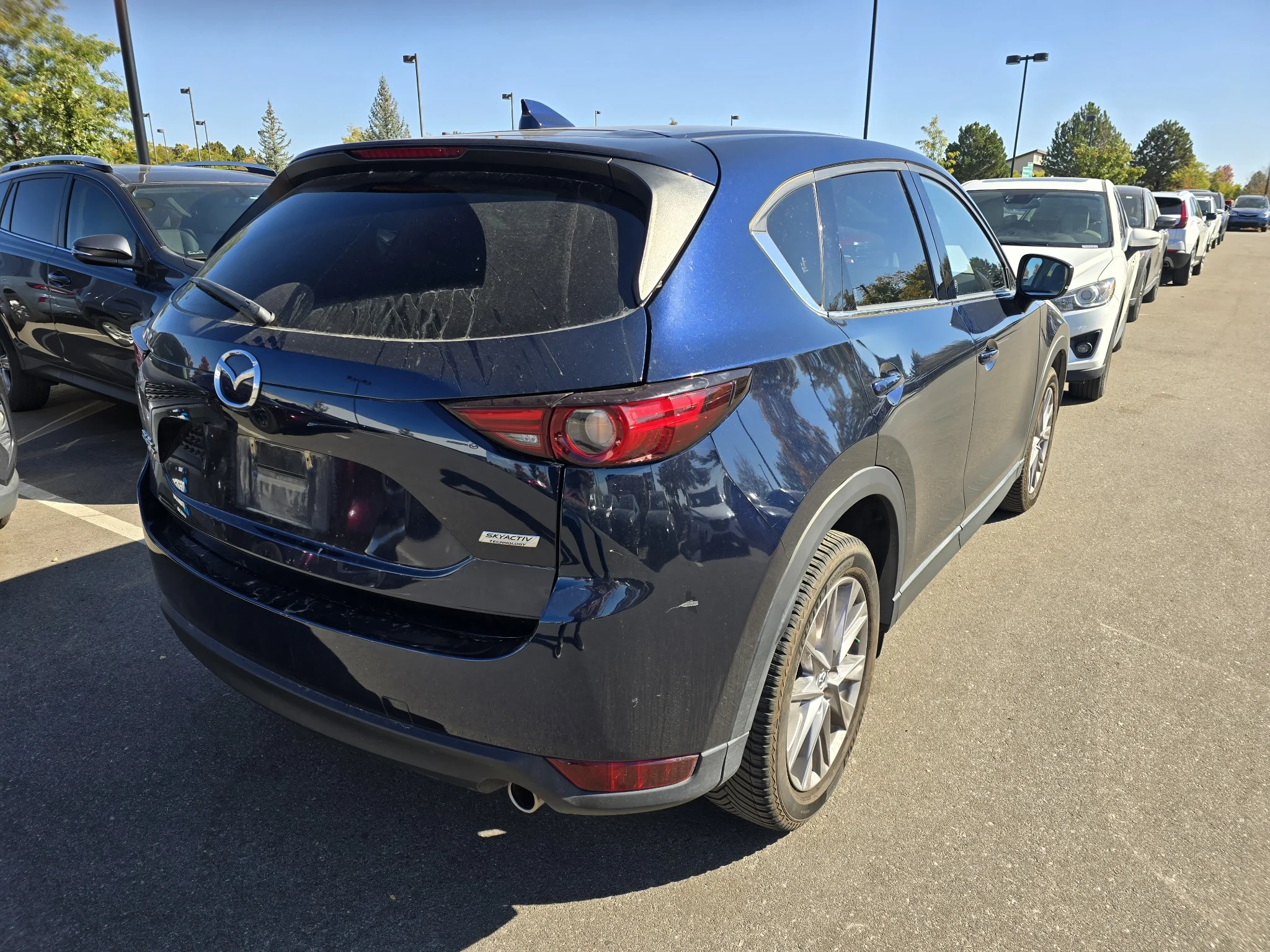 Used 2019 Deep Crystal Blue Mica Mazda Grand Touring image 5