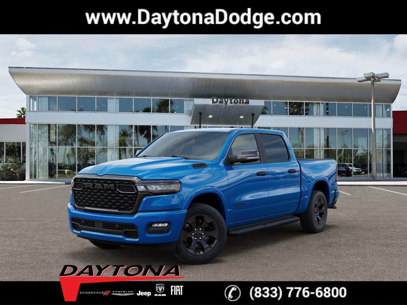 New 2026 Hydro Blue Pearlcoat RAM Big Horn image 1