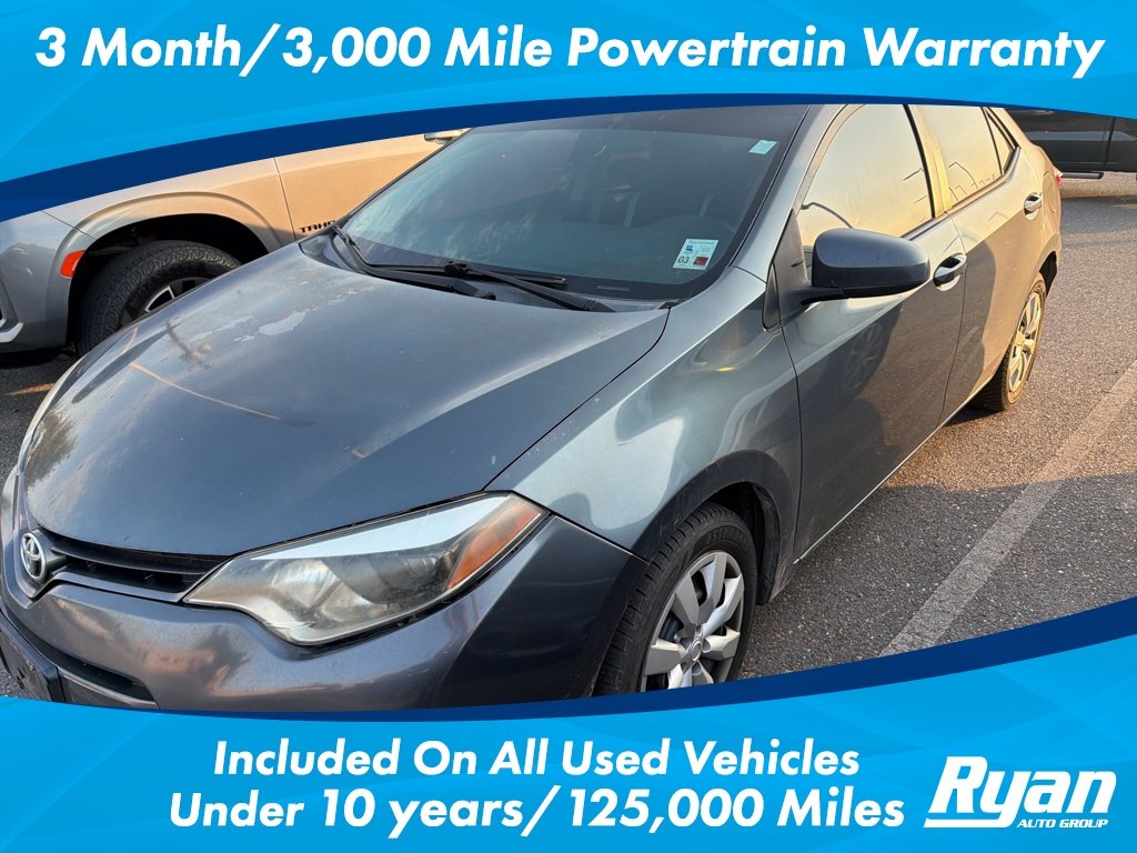 Used 2016 Slate Metallic Toyota LE image 1