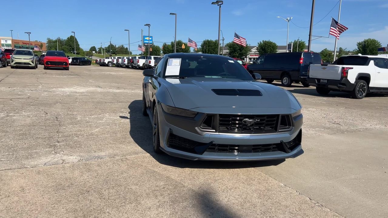 Used 2025 Blue Ember Metallic Ford Dark Horse image 3