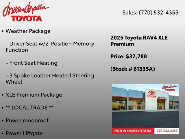 Used 2025 Beige Toyota XLE Premium image 2