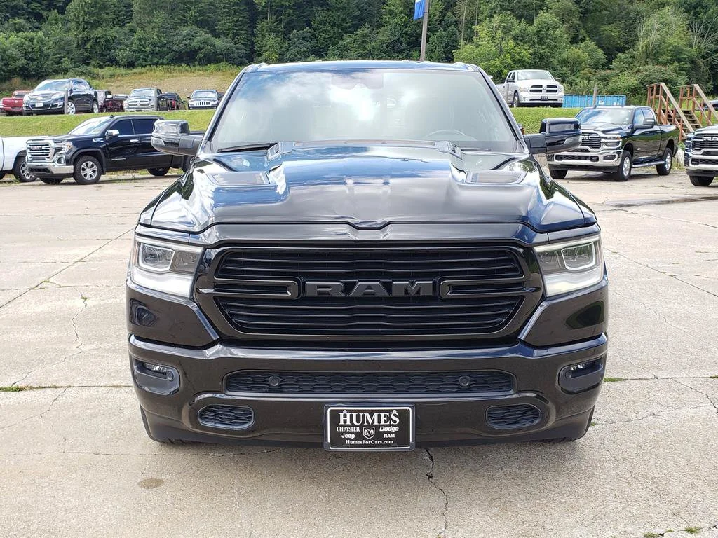 Used 2023 Diamond Black Crystal Pearlcoat Ram Laramie image 8