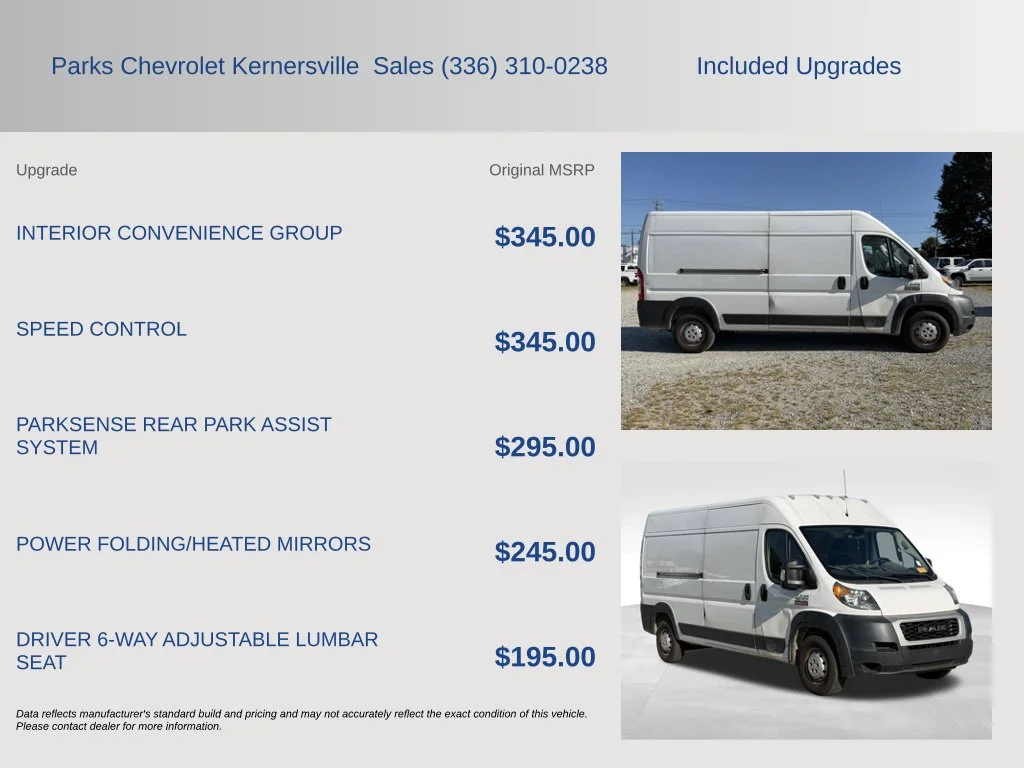 Used 2019 White Ram High Roof image 4