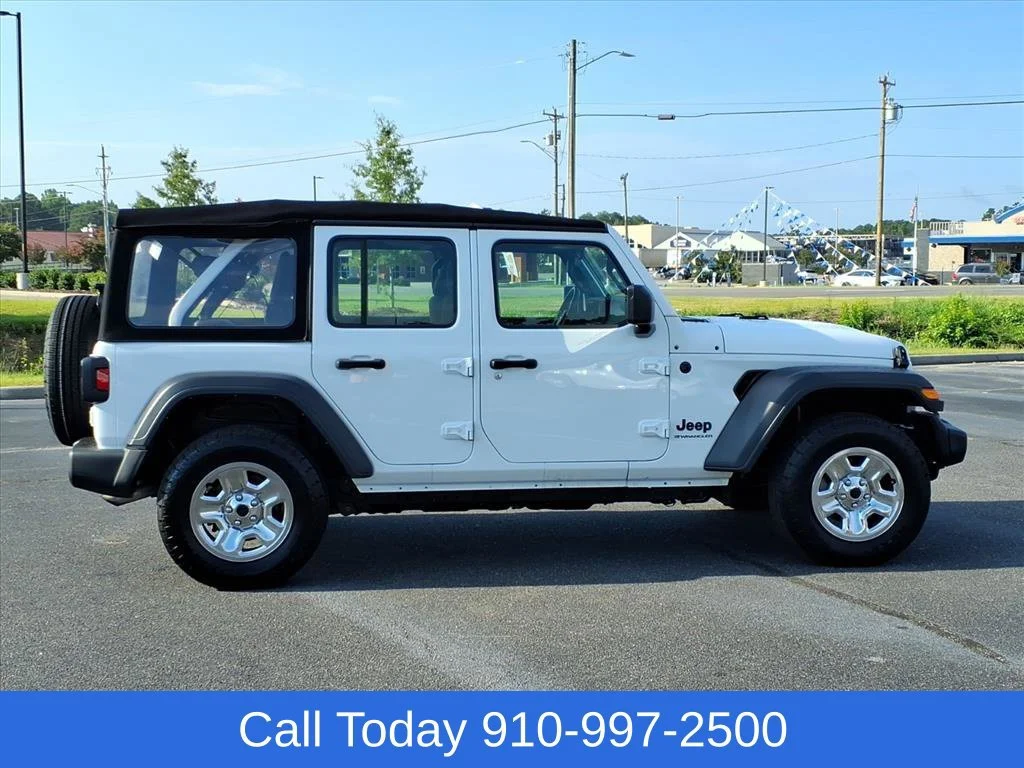 Used 2024 White Jeep 4-Door Sport 4x4 image 4