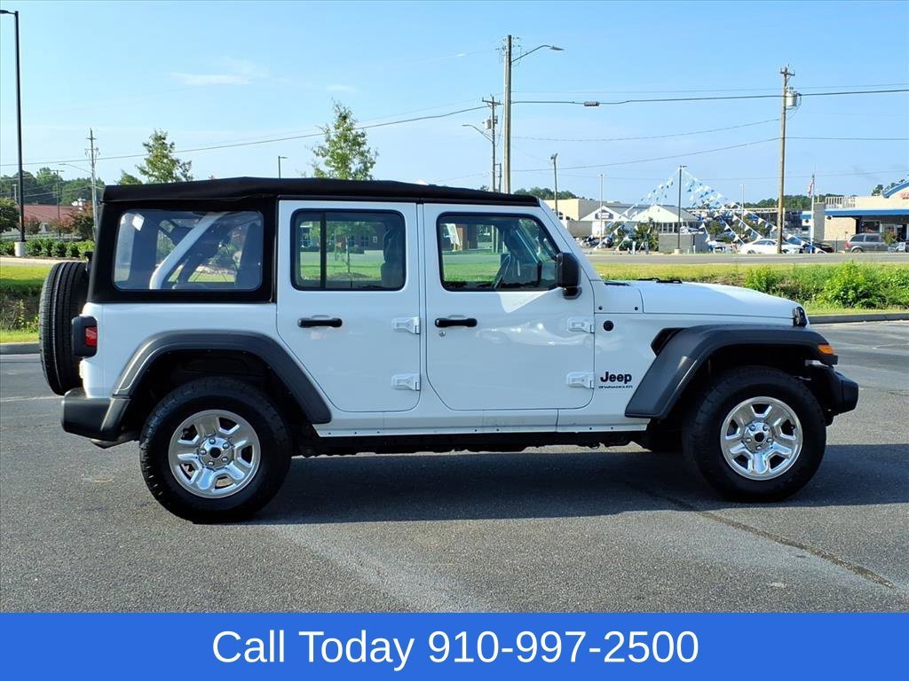 Used 2024 White Jeep 4-Door Sport 4x4 image 4