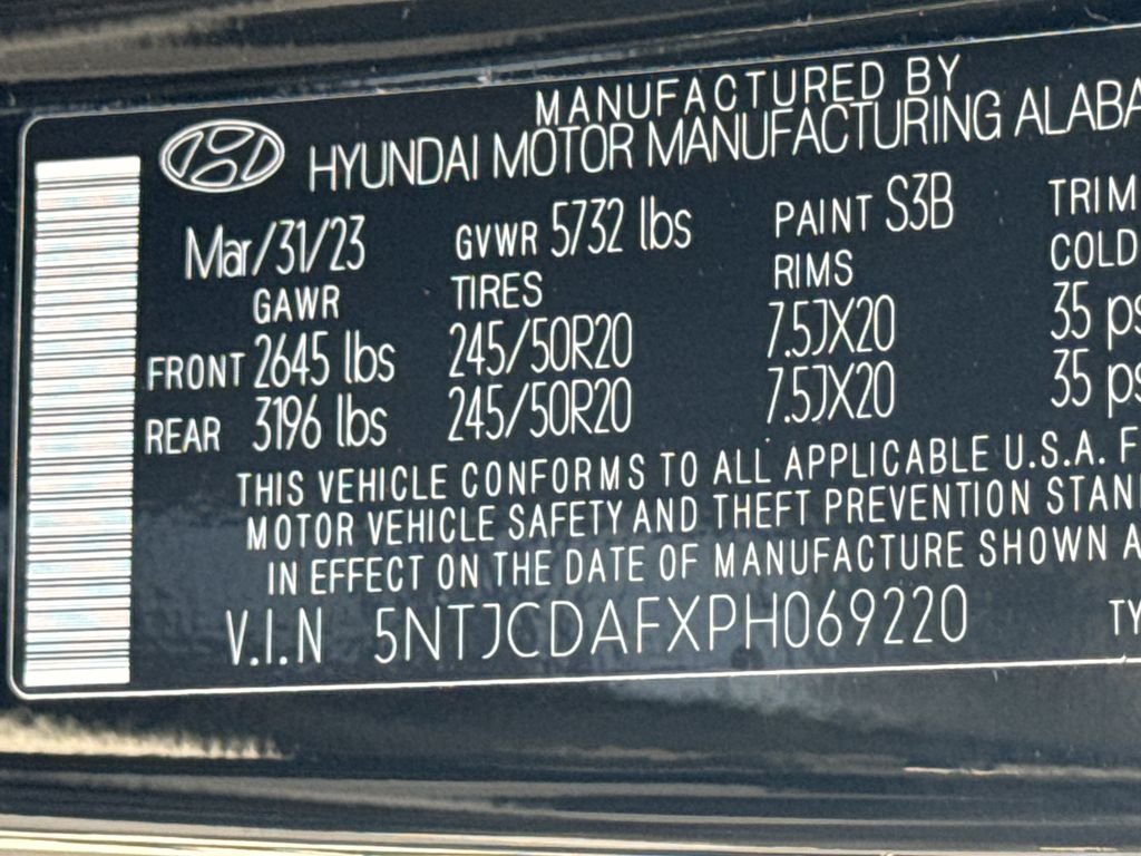Used 2023 Black Hyundai NIGHT image 33