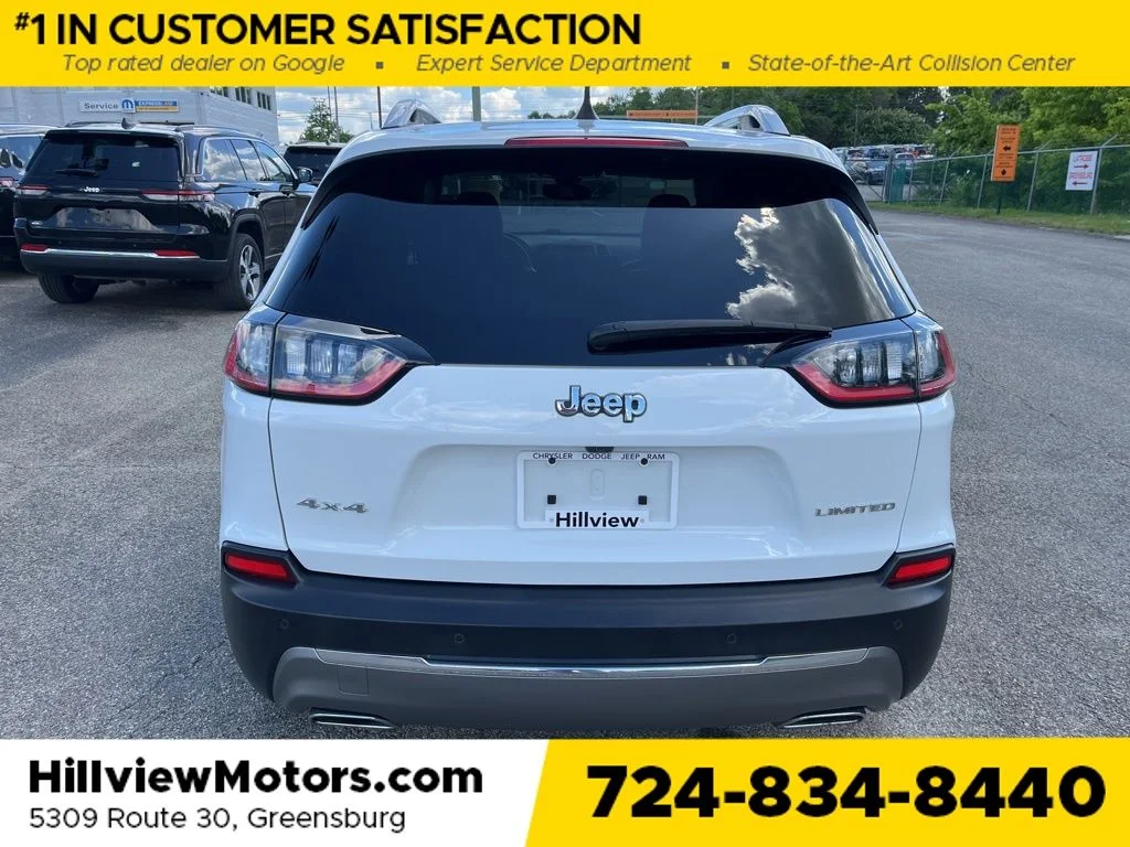Certified Used 2019 Bright White Clearcoat Jeep Limited image 5