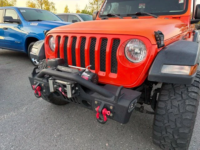 Used 2018 Orange Jeep Unlimited Sport S image 10