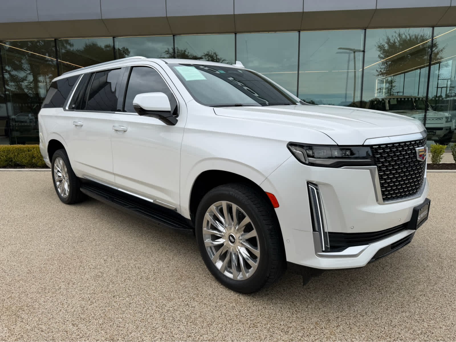 Used 2024 Crystal White Tricoat Cadillac 4WD Premium Luxury image 3