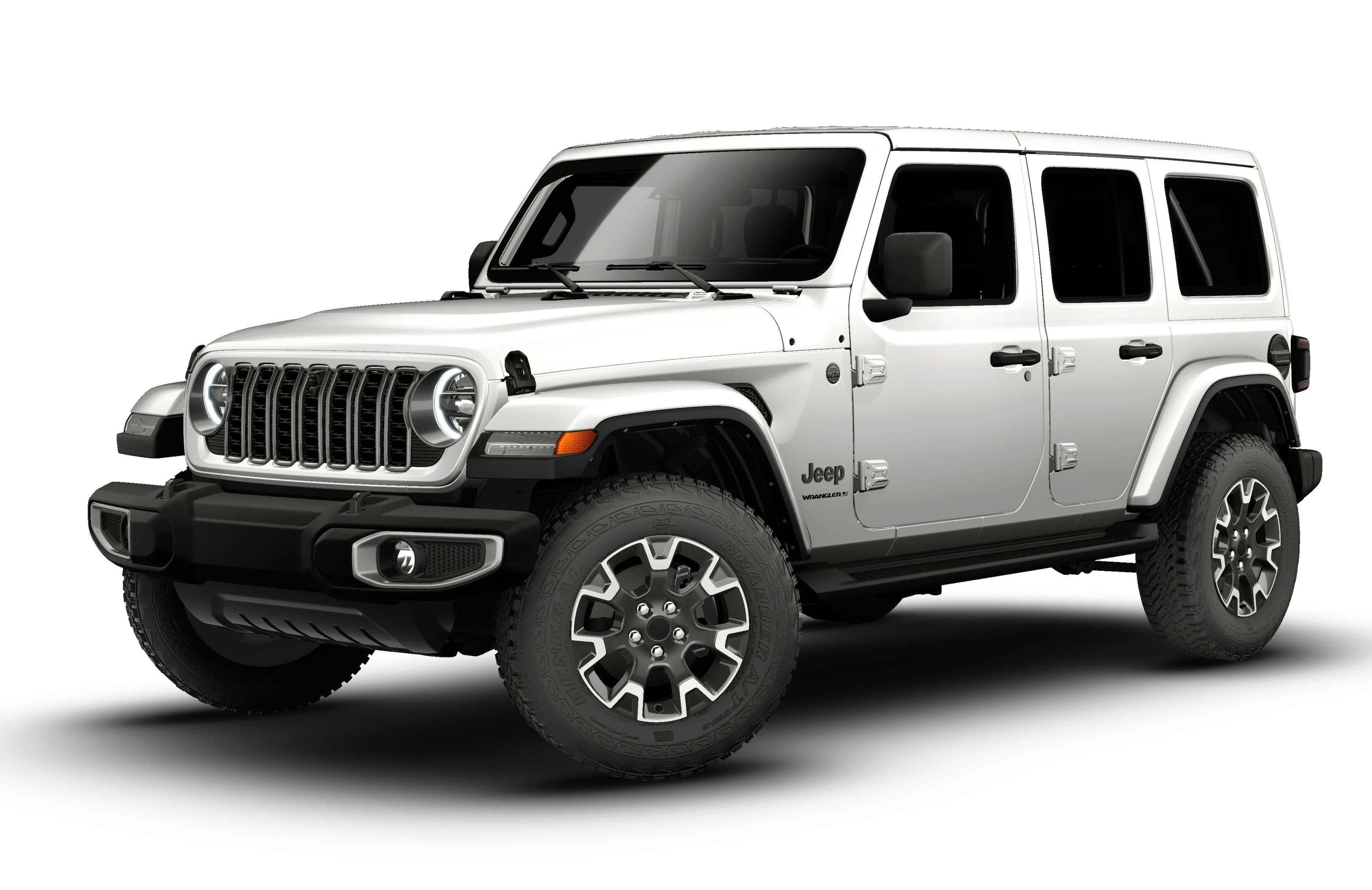 New 2026 Bright White Clear-Coat Exterior Paint Jeep Sahara image 13