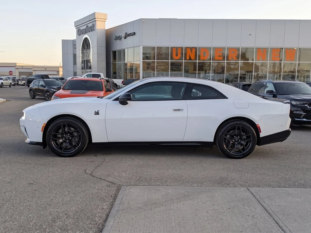 New 2026 White Dodge Scat Pack - - Blacktop Pkg - Two-Tone Black Roof - 20 Black Wheels - Adaptive Cruise & More! image 5