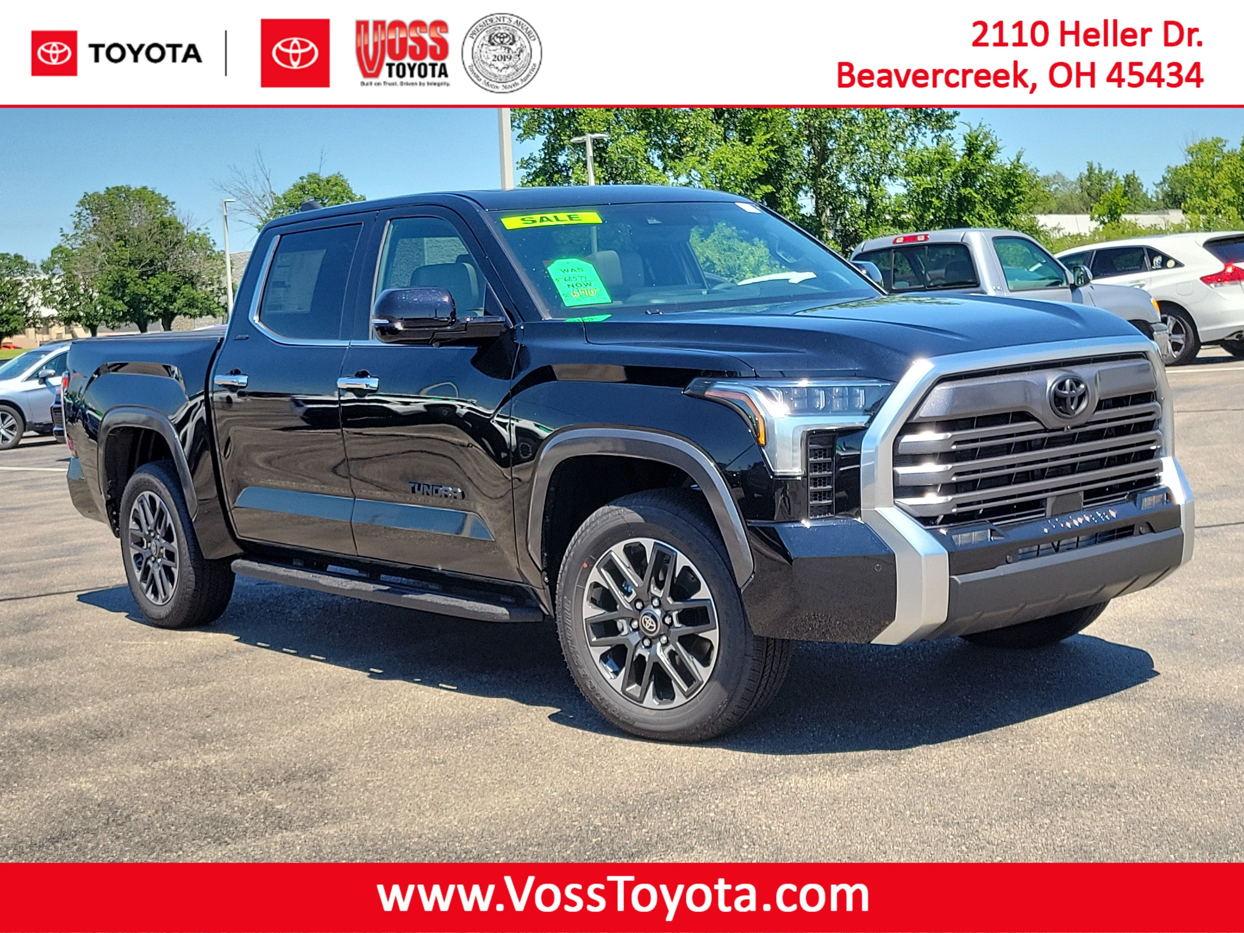 New 2026 Midnight Black Metallic Toyota Limited CrewMax 5.5