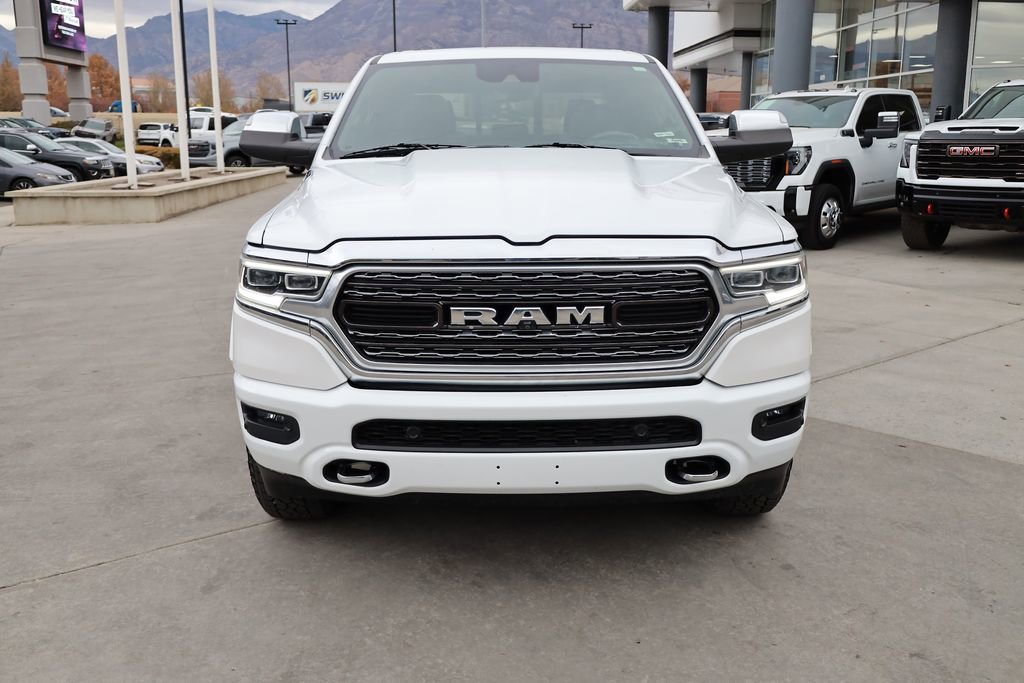 Used 2021 Ivory White Tri-Coat Pearlcoat Ram Limited image 9
