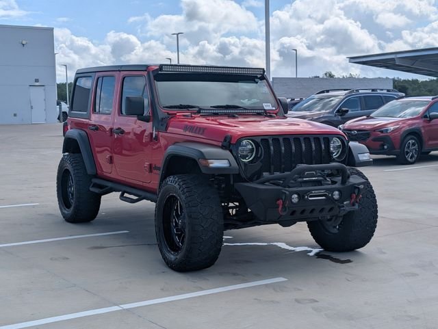 Used 2022 Red Jeep Unlimited Willys image 7
