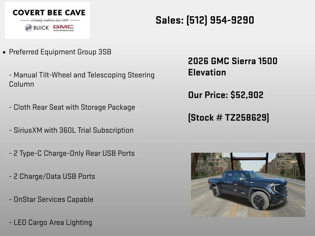 New 2026 Onyx Black GMC Elevation image 18
