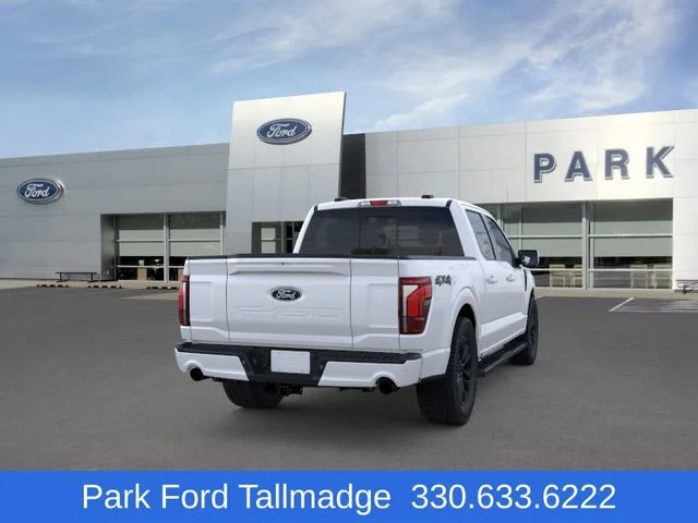 New 2026 Star White Metallic Tri-Coat Ford Lariat image 8