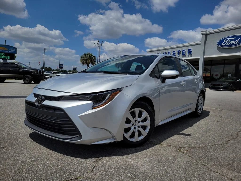 Used 2024 Silver Toyota LE image 1