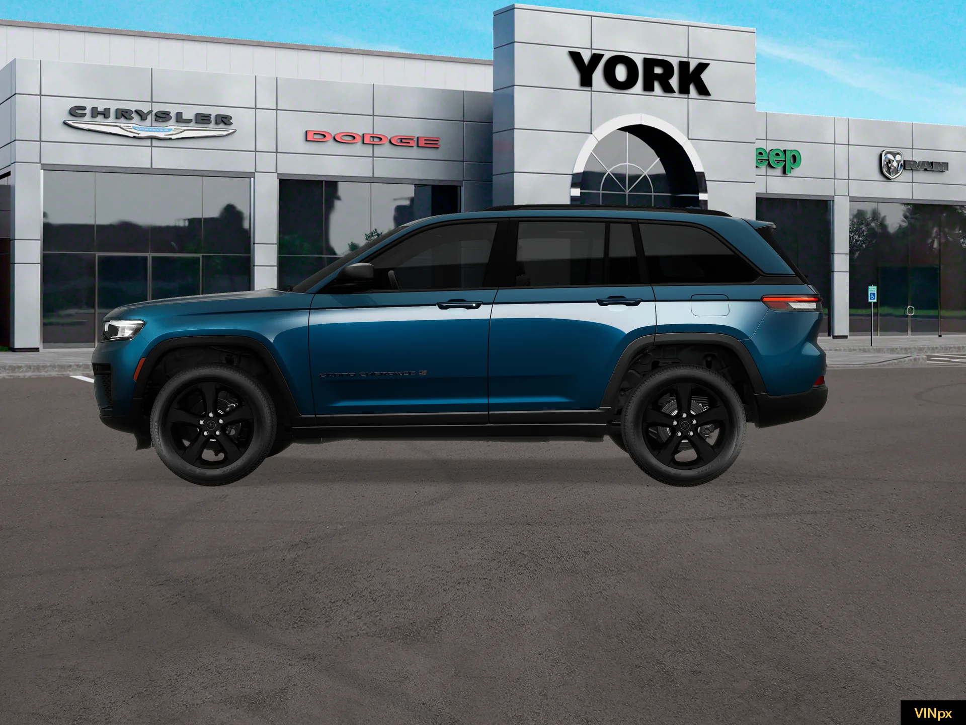 New 2027 Fathom Blue Pearl-Coat Paint Jeep Limited image 3