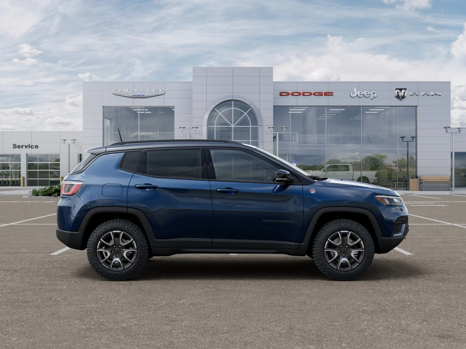 New 2026 Fathom Blue Pearl-Coat Exterior Paint Jeep Trailhawk image 21
