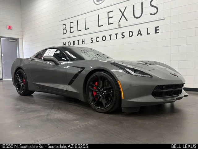 Used 2016 Gray Chevrolet Stingray Z51 image 2