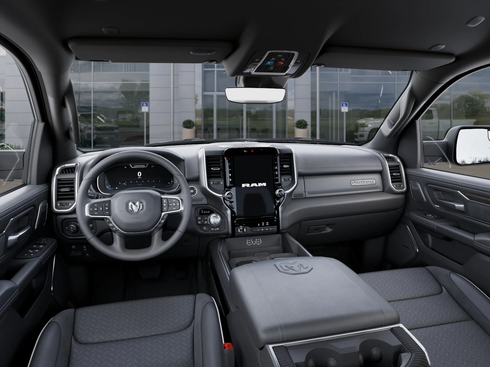 New 2027 Granite Crystal Metallic Clear-Coat Exterior Paint RAM Laramie image 40