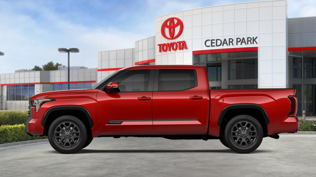 New 2026 Supersonic Red Toyota Platinum image 4