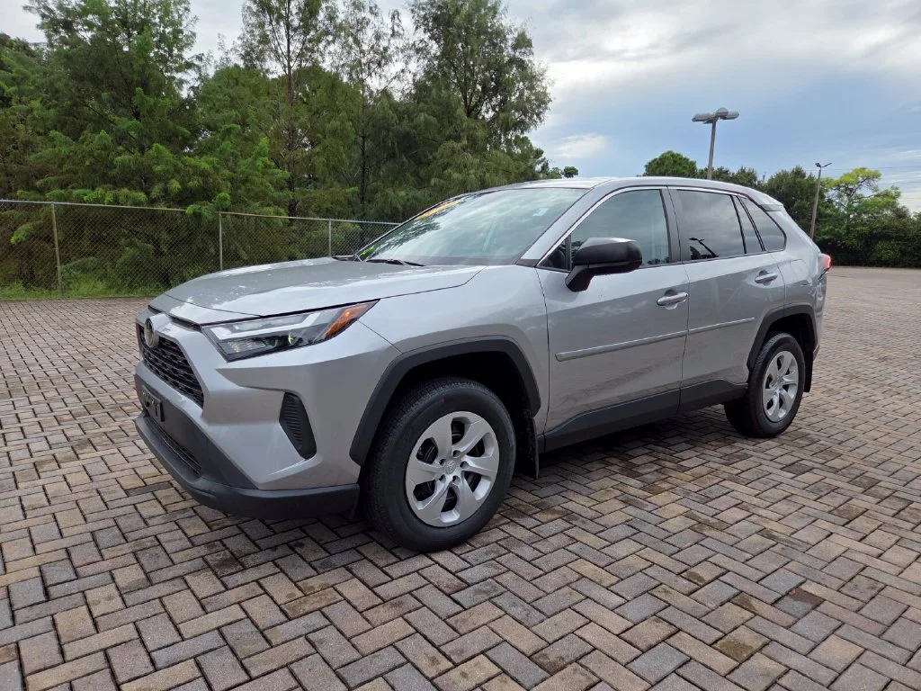 Certified Used 2024 Silver Toyota LE image 3