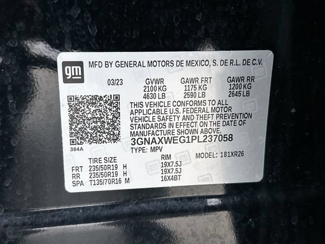 Certified Used 2023 MOSAIC BLACK METALLIC Chevrolet RS image 42