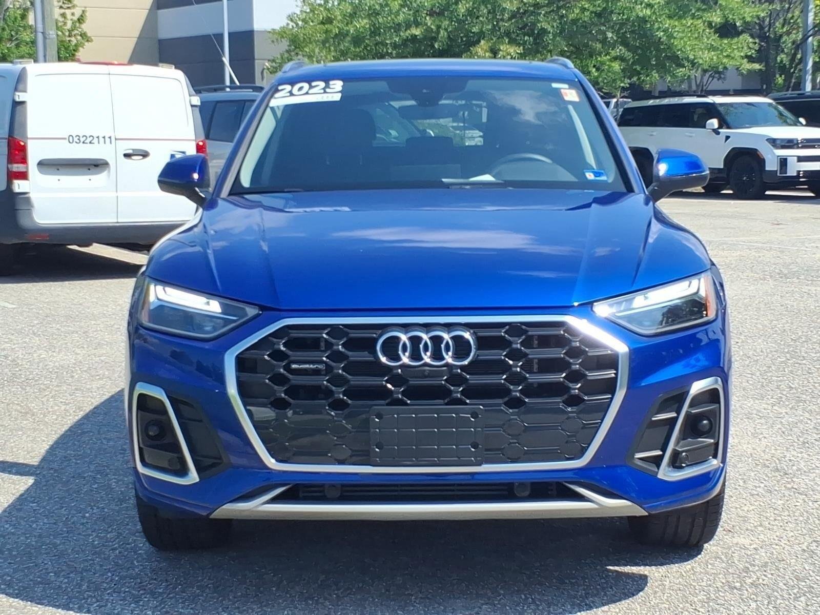 Used 2023 Ultra Blue Metallic Audi S line Premium Plus image 1