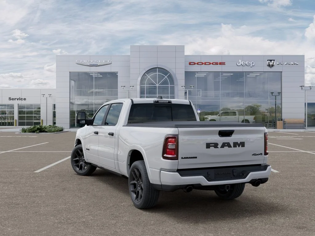 New 2026 Bright White Clear-Coat Exterior Paint RAM Laramie image 3
